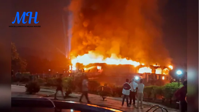 Goa Arpora Fire